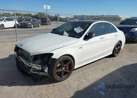 2016 Mercedes-Benz C 450 Amg 4Matic из США, поврежденный, VIN 55SWF6EB1GU128313